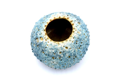 Puffer Pot Small | Sea Blue Vases & Planters Art Floral Trading  Paper Skyscraper Gift Shop Charlotte