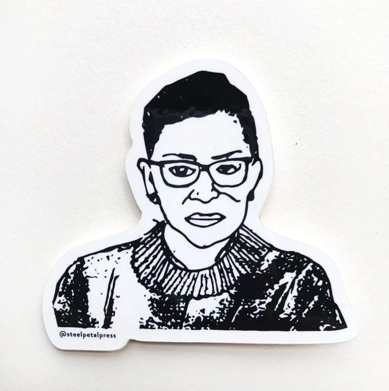 RBG Sticker Stickers Steel Petal Press  Paper Skyscraper Gift Shop Charlotte