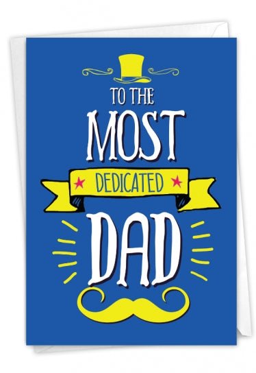 Dedicated Dad Card Cards NobleWorks Paper Skyscraper Gift Shop Charlotte