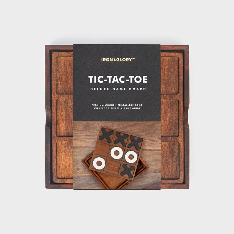 Deluxe Wooden Tic-Tac-Toe board  SUCK UK Ltd - USA  Paper Skyscraper Gift Shop Charlotte