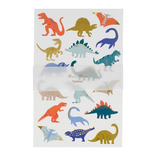 Dinosaurs Tattoo Sheets Stationery Meri Meri  Paper Skyscraper Gift Shop Charlotte