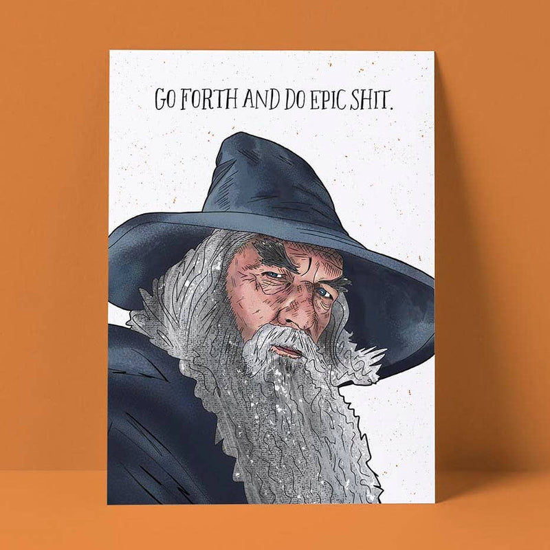 Do Epic Sh*t | Graduation Card Cards Pretty Good Cards  Paper Skyscraper Gift Shop Charlotte