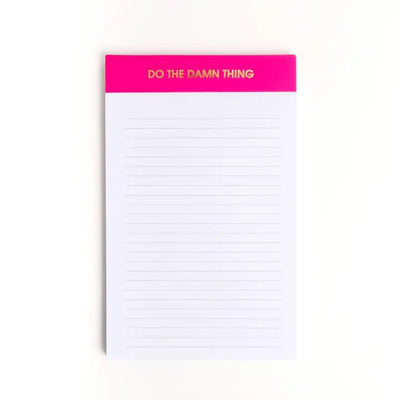 Do The Damn Thing Notepad Notepads Chez Gagné  Paper Skyscraper Gift Shop Charlotte