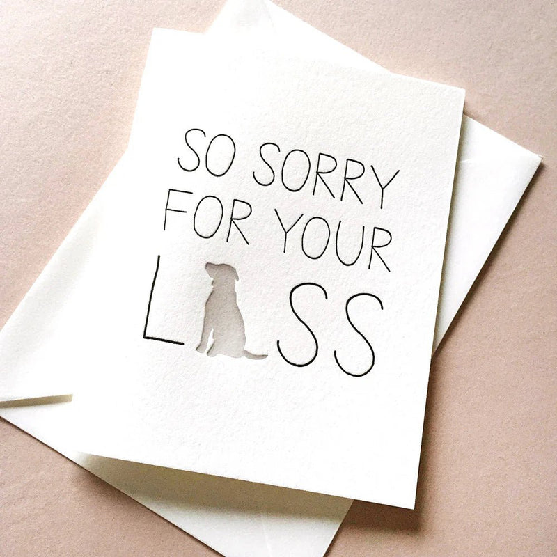 Dog Sympathy Cards Steel Petal Press  Paper Skyscraper Gift Shop Charlotte