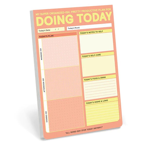 Doing Today Pad | Pastel Notepads Knock Knock  Paper Skyscraper Gift Shop Charlotte