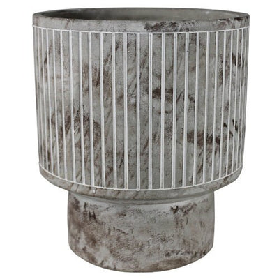 Dover Footed Planter, Cement - Large Home Decor HomArt  Paper Skyscraper Gift Shop Charlotte