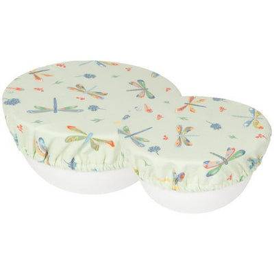 Dragonfly Bowl Covers Set of 2 Kitchen Danica Studio (Now Designs)  Paper Skyscraper Gift Shop Charlotte