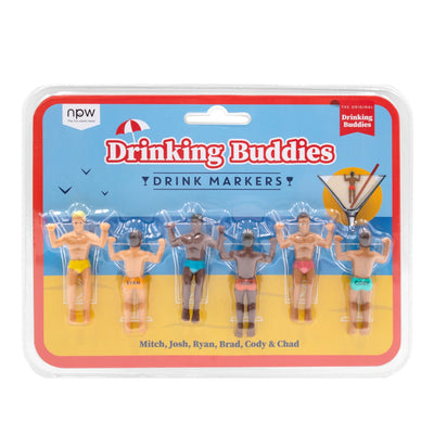 Drinking Buddies Drink Markers  NPW  Paper Skyscraper Gift Shop Charlotte