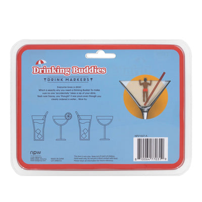 Drinking Buddies Drink Markers  NPW  Paper Skyscraper Gift Shop Charlotte