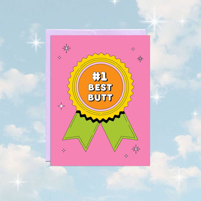 #1 Best Butt | Love Card Cards Party Mountain Paper co.  Paper Skyscraper Gift Shop Charlotte