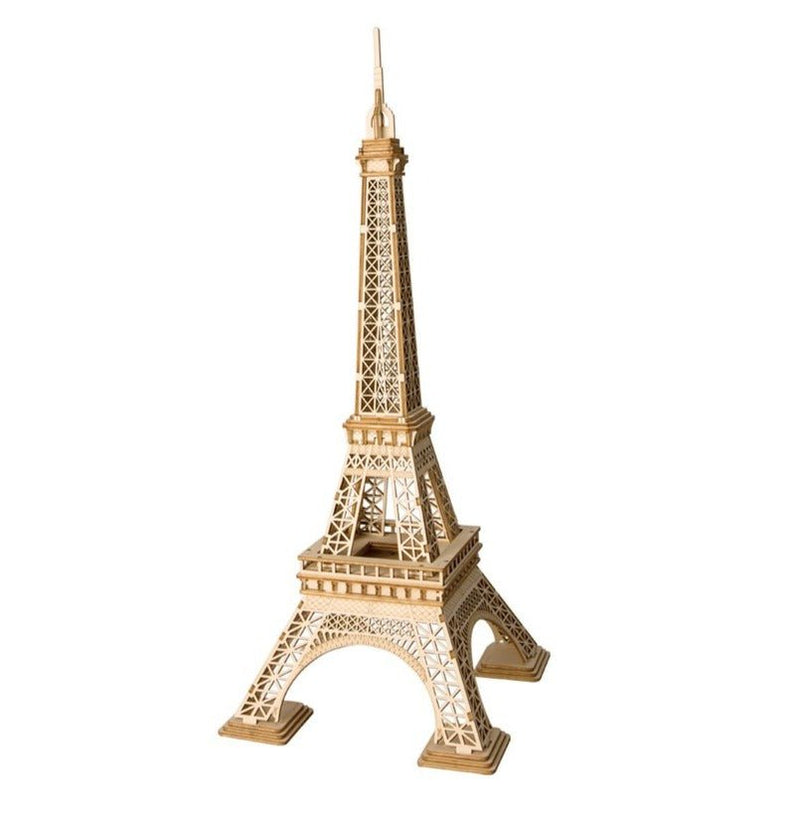 Eiffel Tower Wooden Puzzle Puzzles Robotime  Paper Skyscraper Gift Shop Charlotte