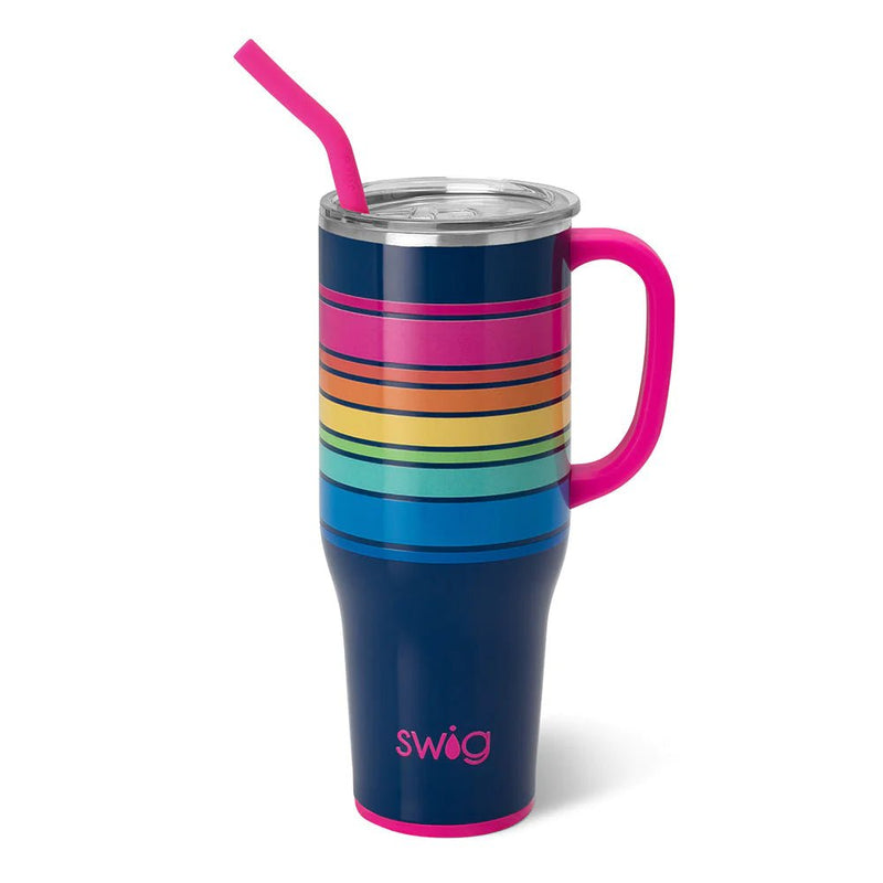 Electric Slide 40oz Mega Mug Drinkware Swig  Paper Skyscraper Gift Shop Charlotte