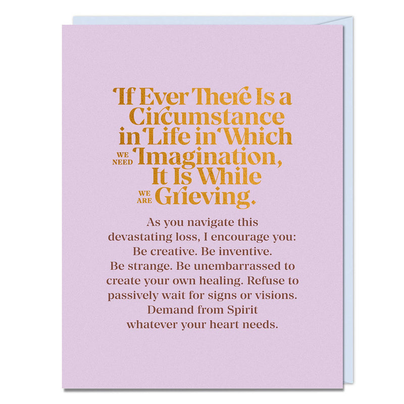 Elizabeth Gilbert If Ever A Circumstance Card Cards Em & Friends  Paper Skyscraper Gift Shop Charlotte