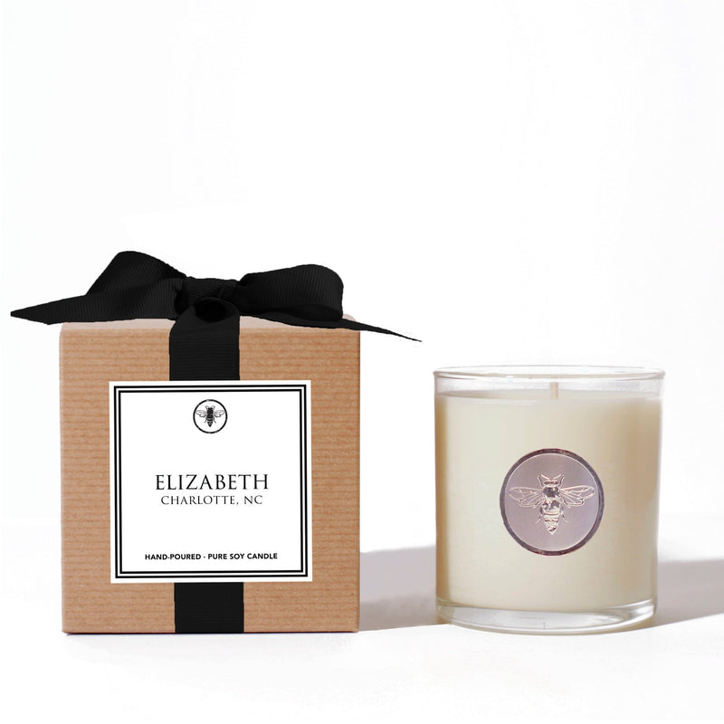 Elizabeth Soy Candle Candles Ella B  Paper Skyscraper Gift Shop Charlotte