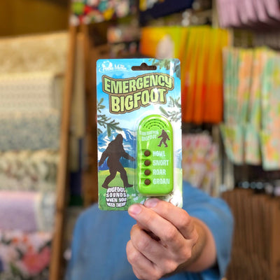 Emergency Bigfoot Sounds Jokes & Novelty Accoutrements  Paper Skyscraper Gift Shop Charlotte