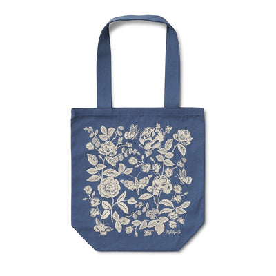 English Rose Canvas Tote Bag Accessories Rifle Paper Co  Paper Skyscraper Gift Shop Charlotte