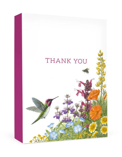 Erin E. Hunter: Wildflowers Thank You Notes Boxed Cards Pomegranate  Paper Skyscraper Gift Shop Charlotte