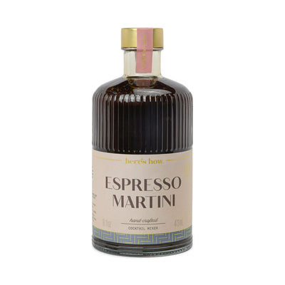 Espresso Martini Mixer 16oz Drink Mix Here's How  Paper Skyscraper Gift Shop Charlotte