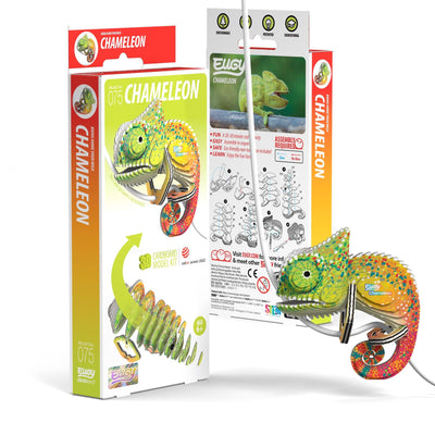 3D Puzzle | EUGY Chameleon Puzzles Safari Ltd. Paper Skyscraper Gift Shop Charlotte