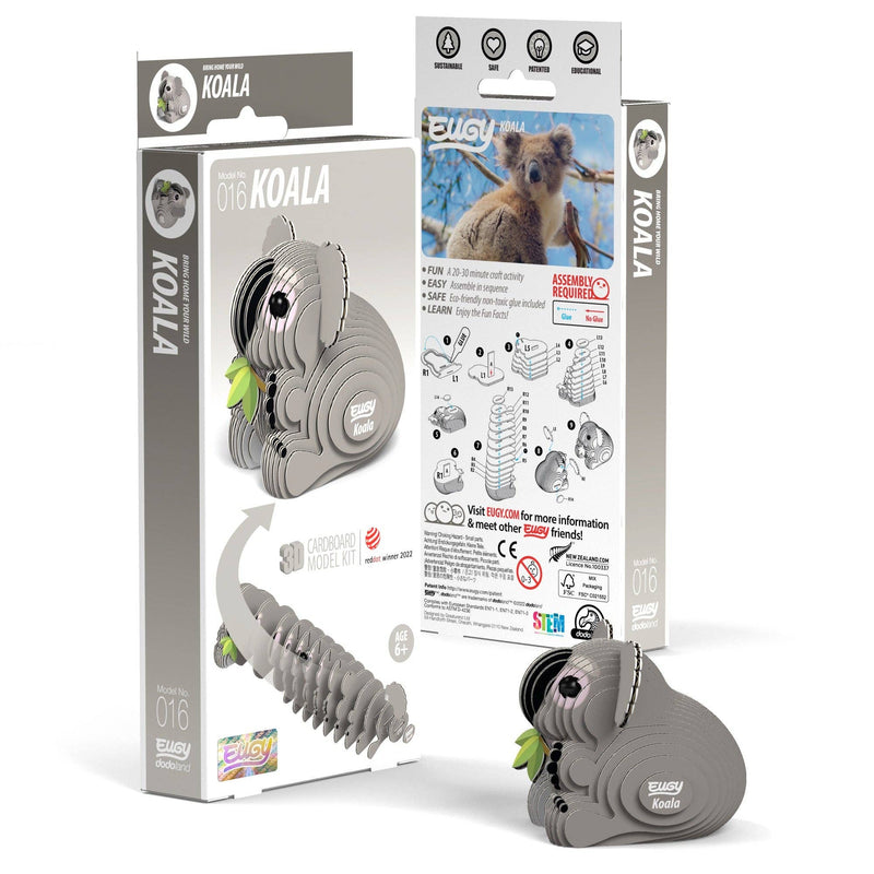 3D Puzzle | EUGY Koala Puzzles Safari Ltd. Paper Skyscraper Gift Shop Charlotte