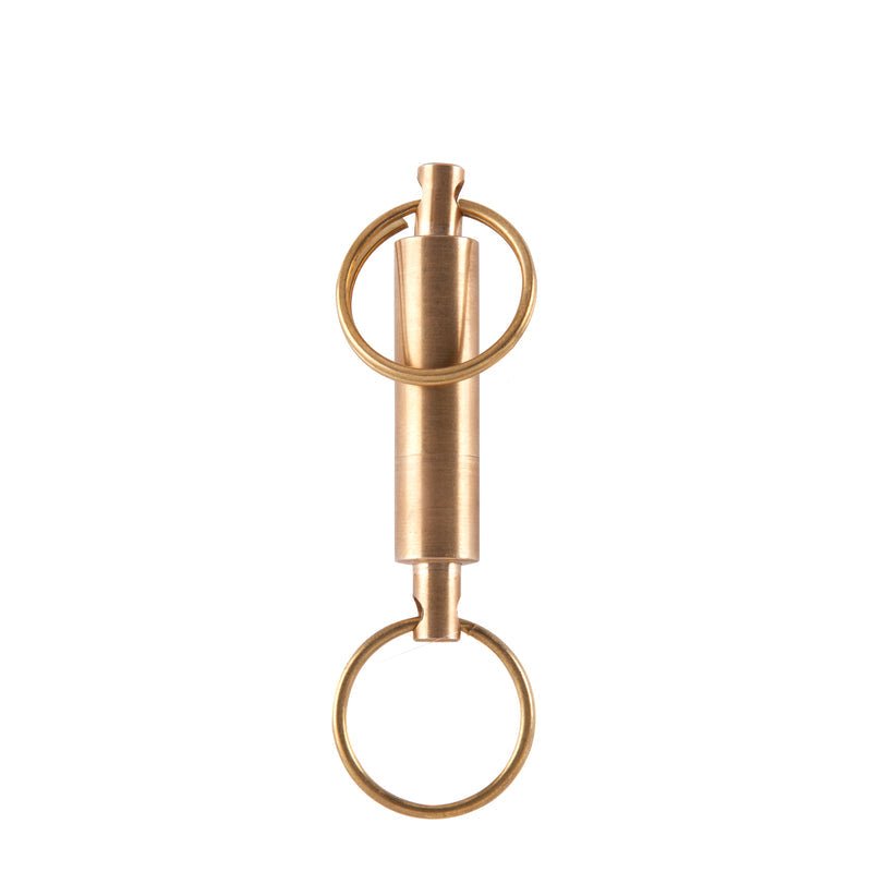 Everyday Brass Keyring Asst Key Chains Kikkerland  Paper Skyscraper Gift Shop Charlotte