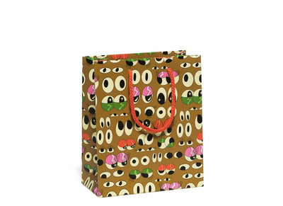 Eyeballs gift bag | Medium Gift Bags Red Cap Cards  Paper Skyscraper Gift Shop Charlotte