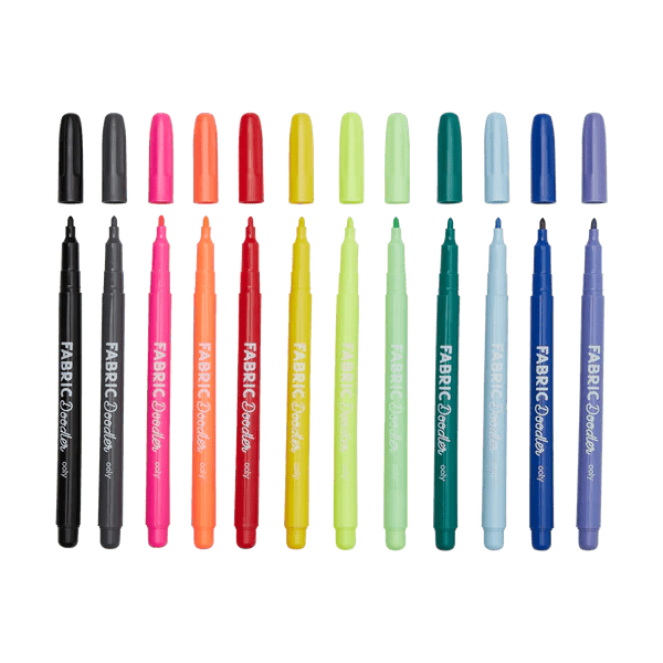 Fabric Doodlers Markers | Set of 12 Kids OOLY  Paper Skyscraper Gift Shop Charlotte