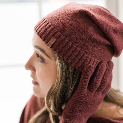 Faux Cashmere Hat | Marionberry Hats PUDUS  Paper Skyscraper Gift Shop Charlotte