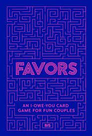 Favors: An I-owe-you card game for fun couples BOOK Chronicle  Paper Skyscraper Gift Shop Charlotte