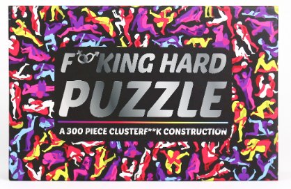 F*cking Hard Puzzle  Gift Republic  Paper Skyscraper Gift Shop Charlotte