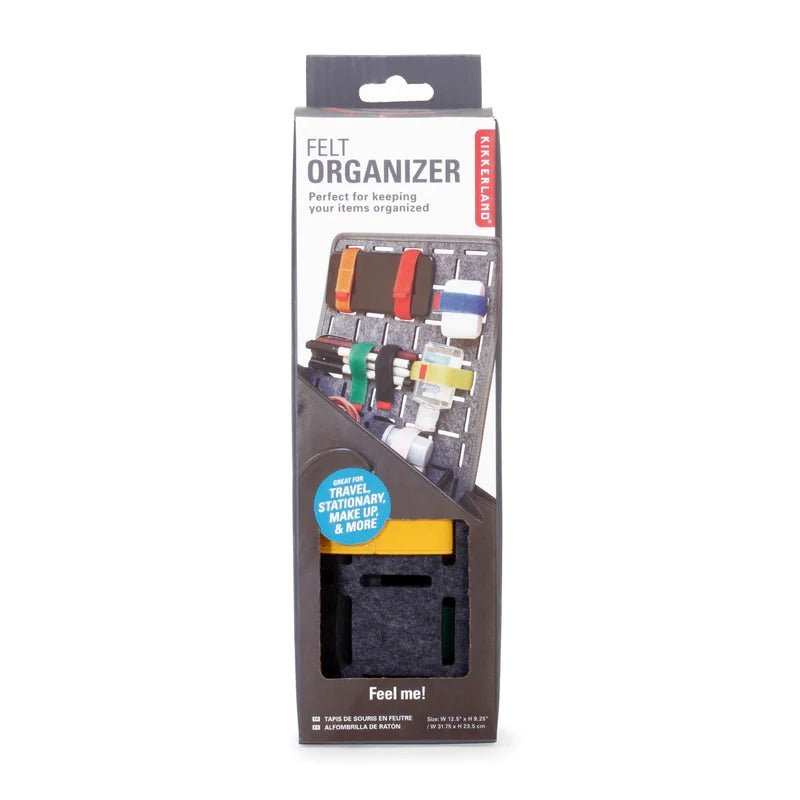 Felt Organizer *DISCONTINUED* Home Office Kikkerland  Paper Skyscraper Gift Shop Charlotte