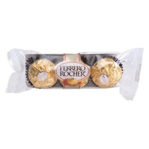 Ferrero Rocher 3 Piece 1.3oz Chocolate Food - Chocolates & Candy Nassau Candy  Paper Skyscraper Gift Shop Charlotte