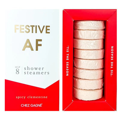 Festive AF Shower Steamers  Chez Gagné  Paper Skyscraper Gift Shop Charlotte