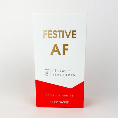 Festive AF Shower Steamers  Chez Gagné  Paper Skyscraper Gift Shop Charlotte