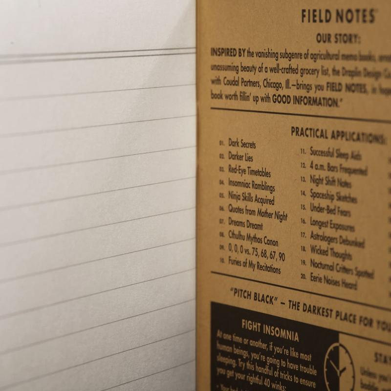 Field Notes | Large Ruled | 2-Pack | Black Notebooks Field Notes Brand  Paper Skyscraper Gift Shop Charlotte