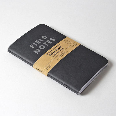 Field Notes | Large Ruled | 2-Pack | Black Notebooks Field Notes Brand  Paper Skyscraper Gift Shop Charlotte