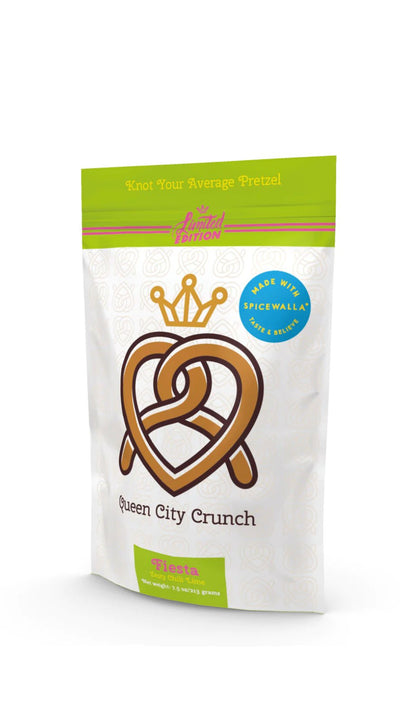 "Fiesta" Limited Edition Pretzels Food Queen City Crunch  Paper Skyscraper Gift Shop Charlotte