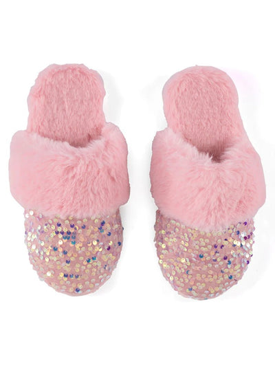 Fiesta Slippers | PINK S/M Beauty + Wellness Shiraleah  Paper Skyscraper Gift Shop Charlotte