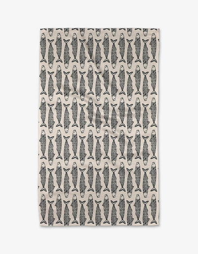 Fish Friends Tea Towel Tea Towel Geometry  Paper Skyscraper Gift Shop Charlotte