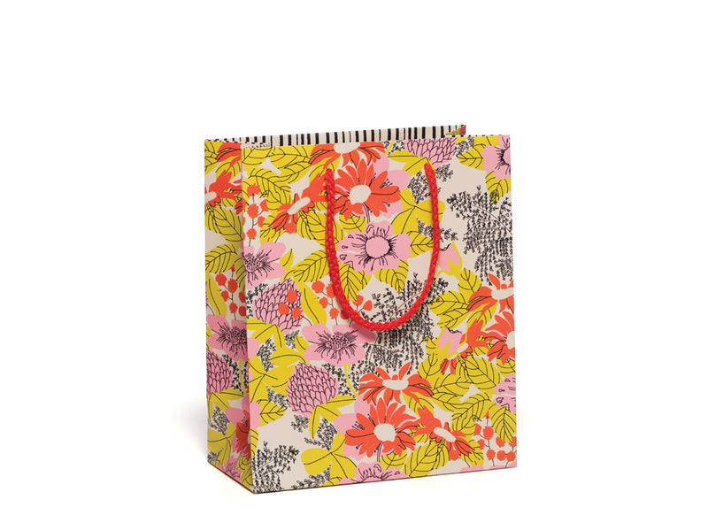 Flagship Floral gift bag | Small  Red Cap Cards  Paper Skyscraper Gift Shop Charlotte