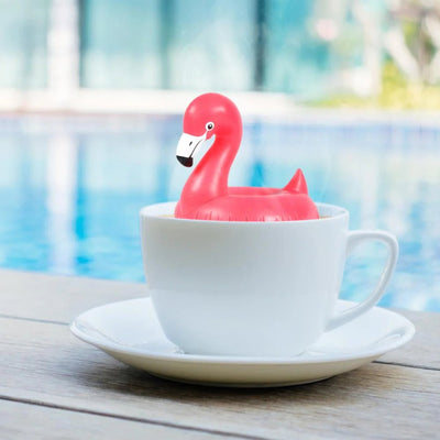 Flamingo Float-Tea Tea Fred & Friends  Paper Skyscraper Gift Shop Charlotte