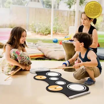 Flexible Roll-Up Educational Electronic Drum Kit Kids Learning Picasso Tiles  Paper Skyscraper Gift Shop Charlotte