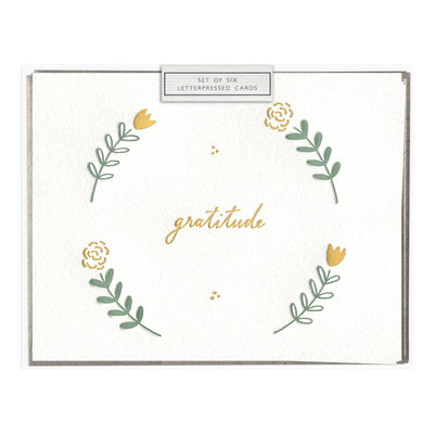 Floral Gratitude | Boxed Notecard Set (6) Boxed Cards INK MEETS PAPER  Paper Skyscraper Gift Shop Charlotte