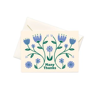 Floral Periwinkle | Boxed Notes  Seltzer Goods  Paper Skyscraper Gift Shop Charlotte