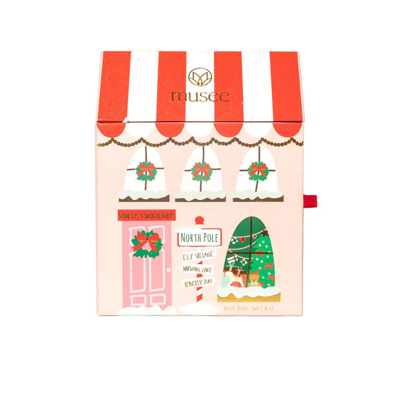 Four Balm Set | North Pole Bath & Beauty Musee Bath  Paper Skyscraper Gift Shop Charlotte