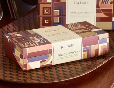 Frank Lloyd Wright Petite Presentation Box Tea Tea Forte  Paper Skyscraper Gift Shop Charlotte