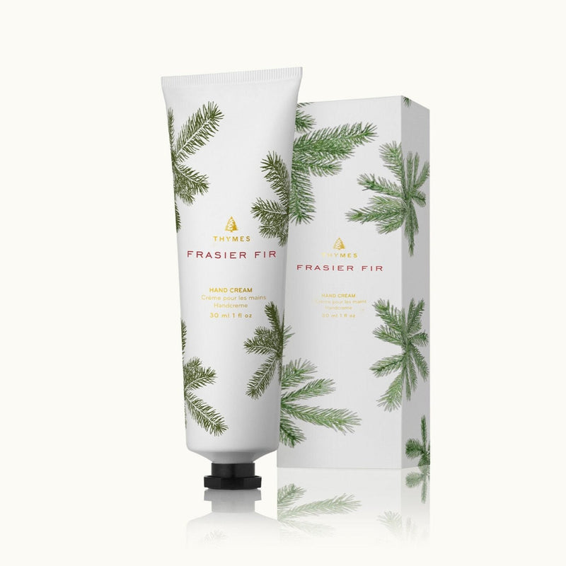 Frasier Fir Heritage Petite Hand Cream Beauty + Wellness Thymes  Paper Skyscraper Gift Shop Charlotte