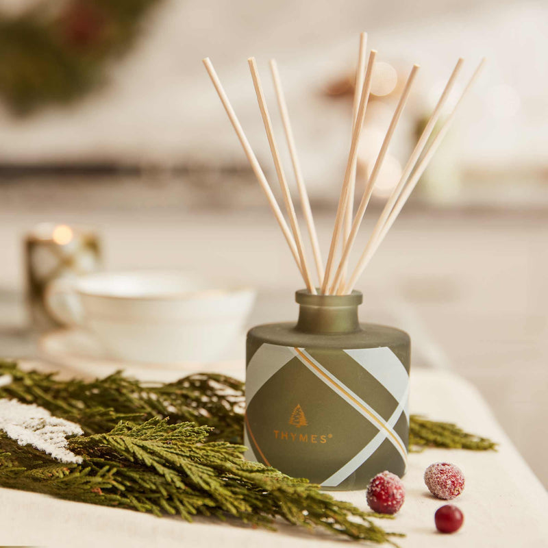 Frasier Fir - Plaid Petite Diffuser 4oz Holiday Thymes  Paper Skyscraper Gift Shop Charlotte