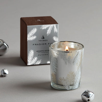 Frasier Fir - Statement Poured Votive Candles Thymes  Paper Skyscraper Gift Shop Charlotte