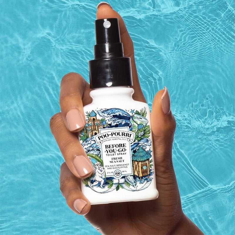 Fresh Sea Salt 2oz Toilet Spray Beauty & Wellness - Shower & Bath Poo-Pourri Paper Skyscraper Gift Shop Charlotte